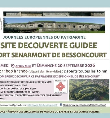 Visite guidée du Fort Sénarmont de Bessoncourt