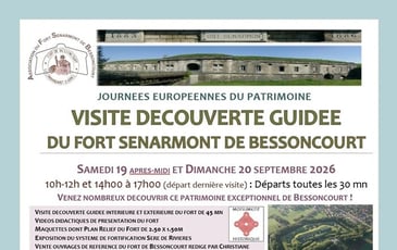 Visite guidée du Fort Sénarmont de Bessoncourt