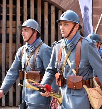 110e anniversaire de la bataille de Verdun et de l'introduction du casque Adrian